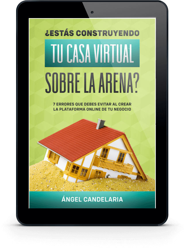 casa virtual sobre la arena